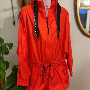 NWOT Adidas Collab - Karlie Kloss Orange Windbreaker Jacket, S, #67